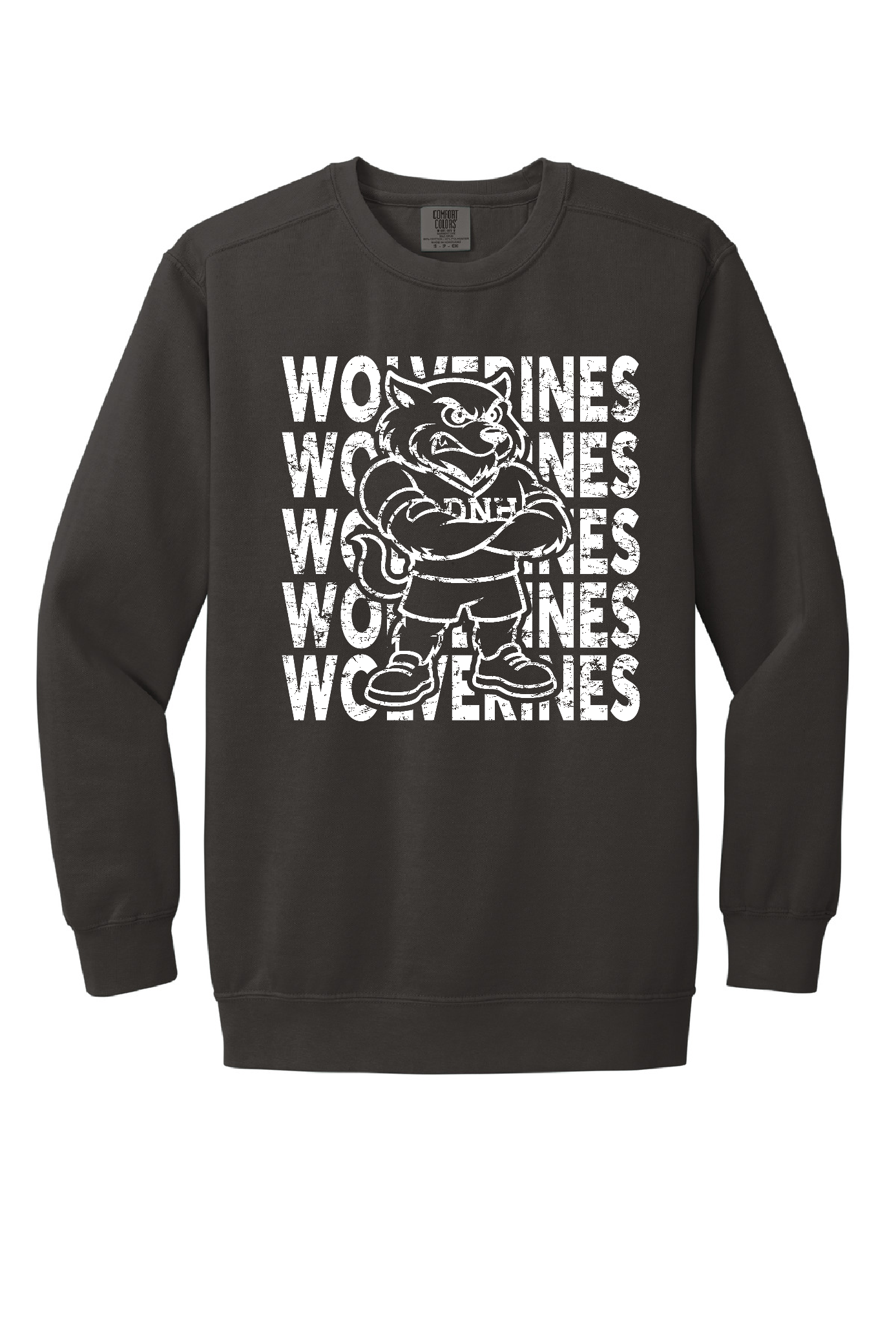 Crew Sweatshirt - Wolverine + Script White Logo - 1566