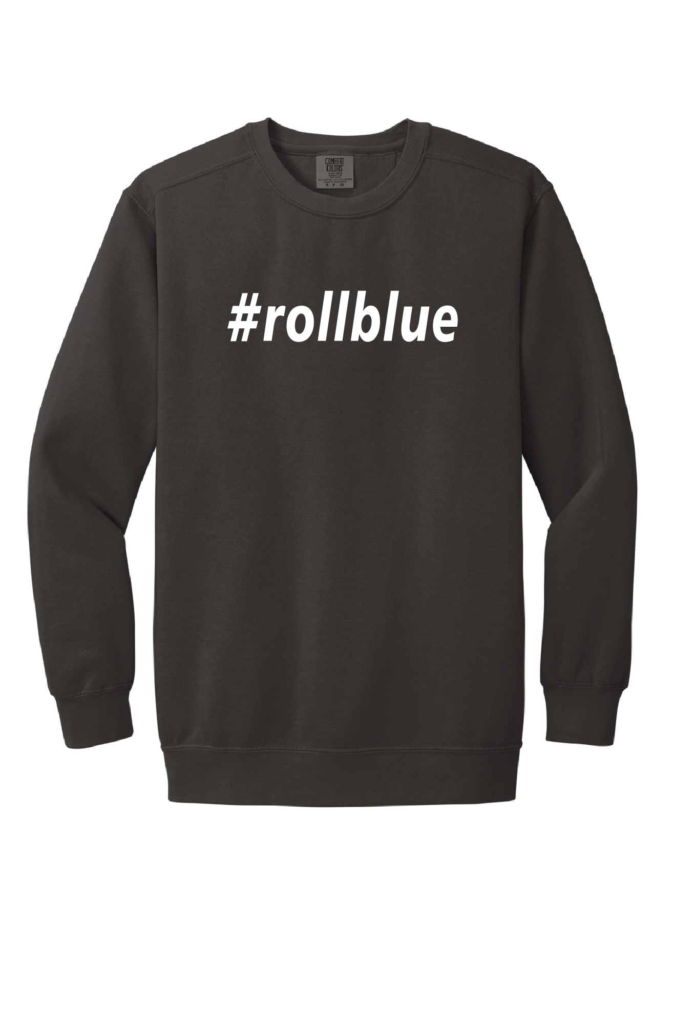 Crew Sweatshirt - #Roll Blue White Logo - 1566