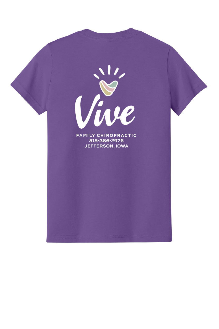 Vive - Youth Bella Canvas SS Tee - Family Chiro - BC3001Y