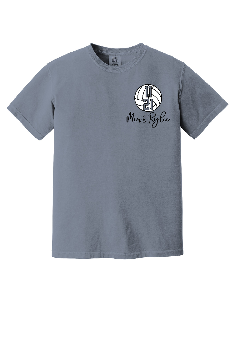 AAU Volleyball Tee Shirt (Blue Jean Color) - CC1717