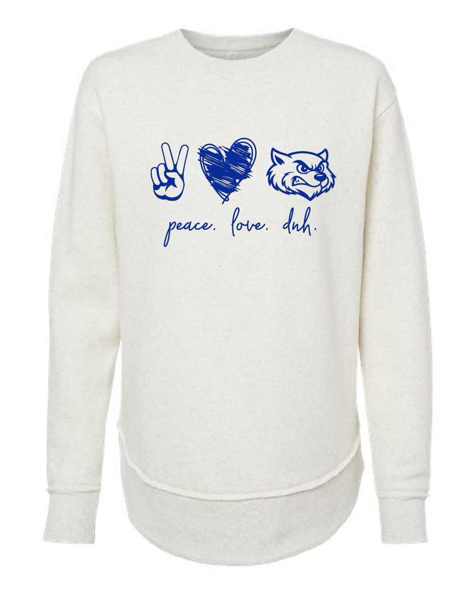 DNH Booster Club - Women's Crew - Peace - LAT3525