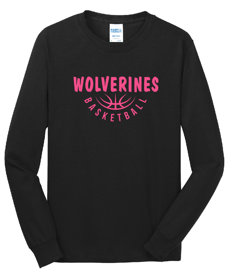 Long Sleeve T-Shirt - Pink Logo