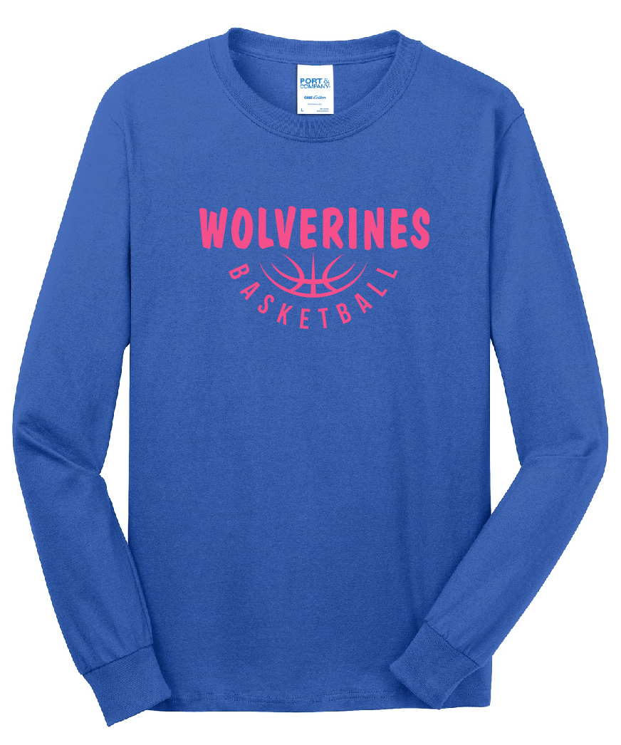 Long Sleeve T-Shirt - Pink Logo
