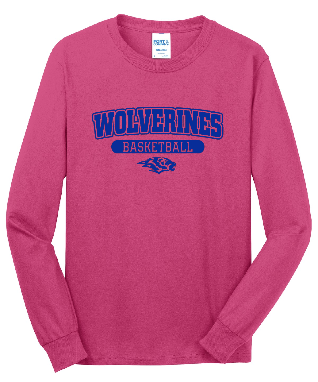 Long Sleeve T-Shirt - DNH Blue Logo
