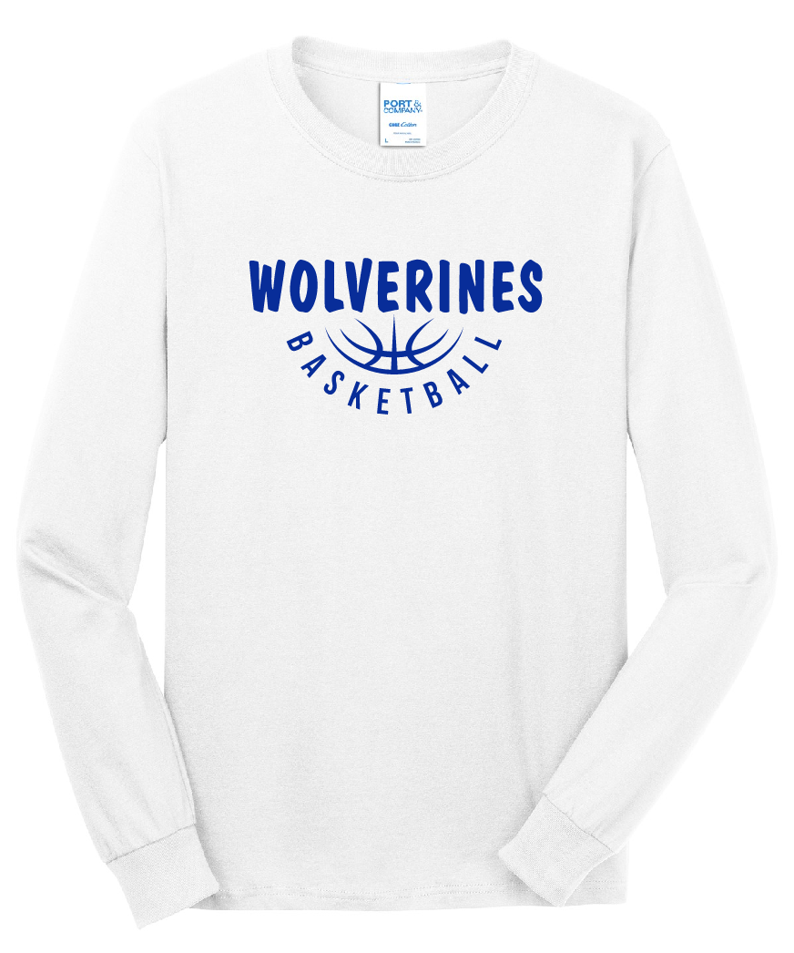 Long Sleeve T-Shirt - Blue Logo