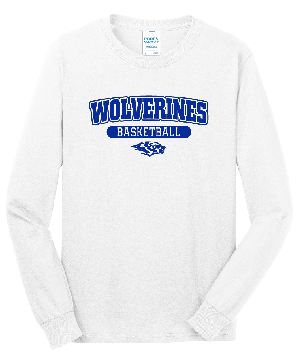 Long Sleeve T-Shirt - DNH Blue Logo