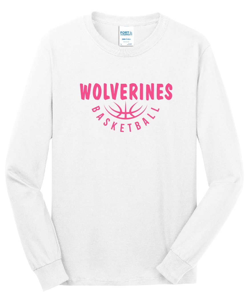 Long Sleeve T-Shirt - Pink Logo