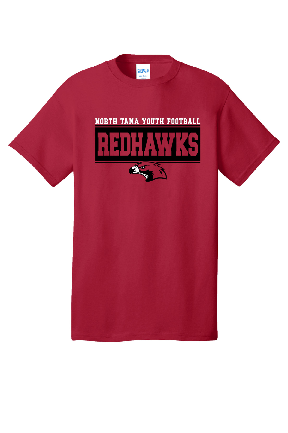 NT FB - Youth Tee - Redhawk - PC54y