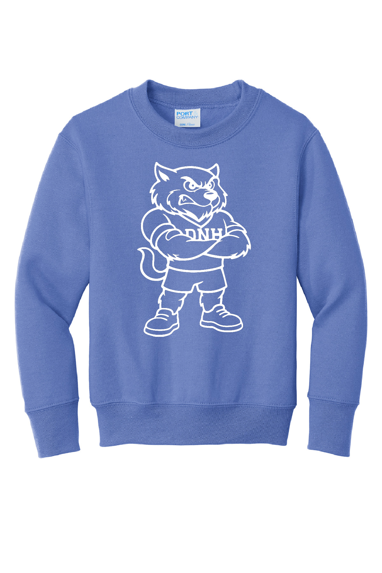 Crew Sweatshirt Youth - Wolverine White Logo - 90Y