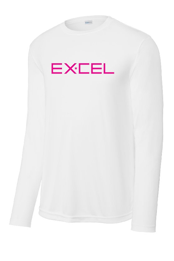 Excel - Adult Performance LS Tee - Excel Pink - ST350LS