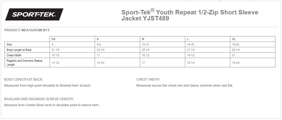 Dike Rec - 1/2 Zip Cage Jacket - Youth - YJST489 x