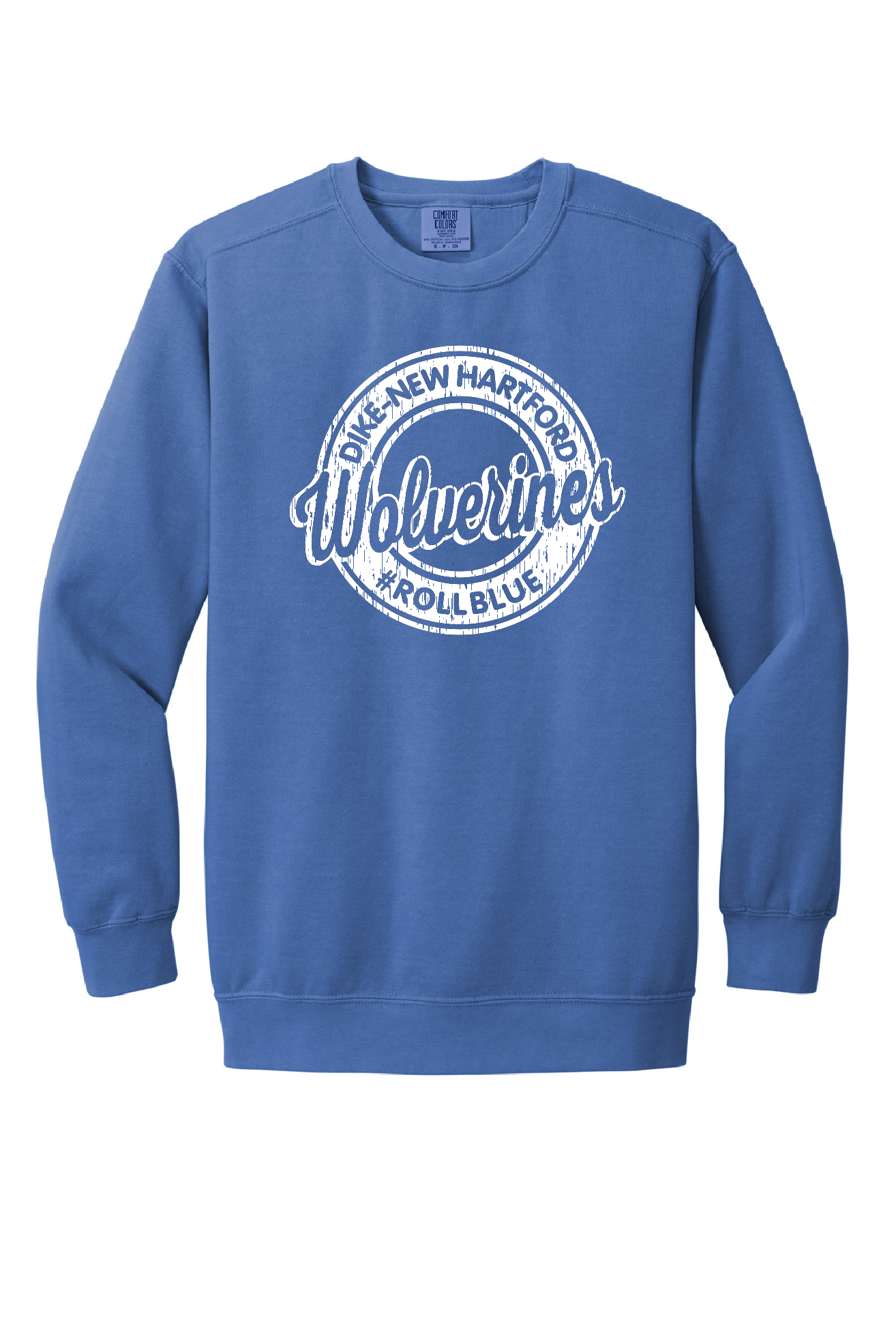 Crew Sweatshirt - Circle Wolverine White Logo - 1566