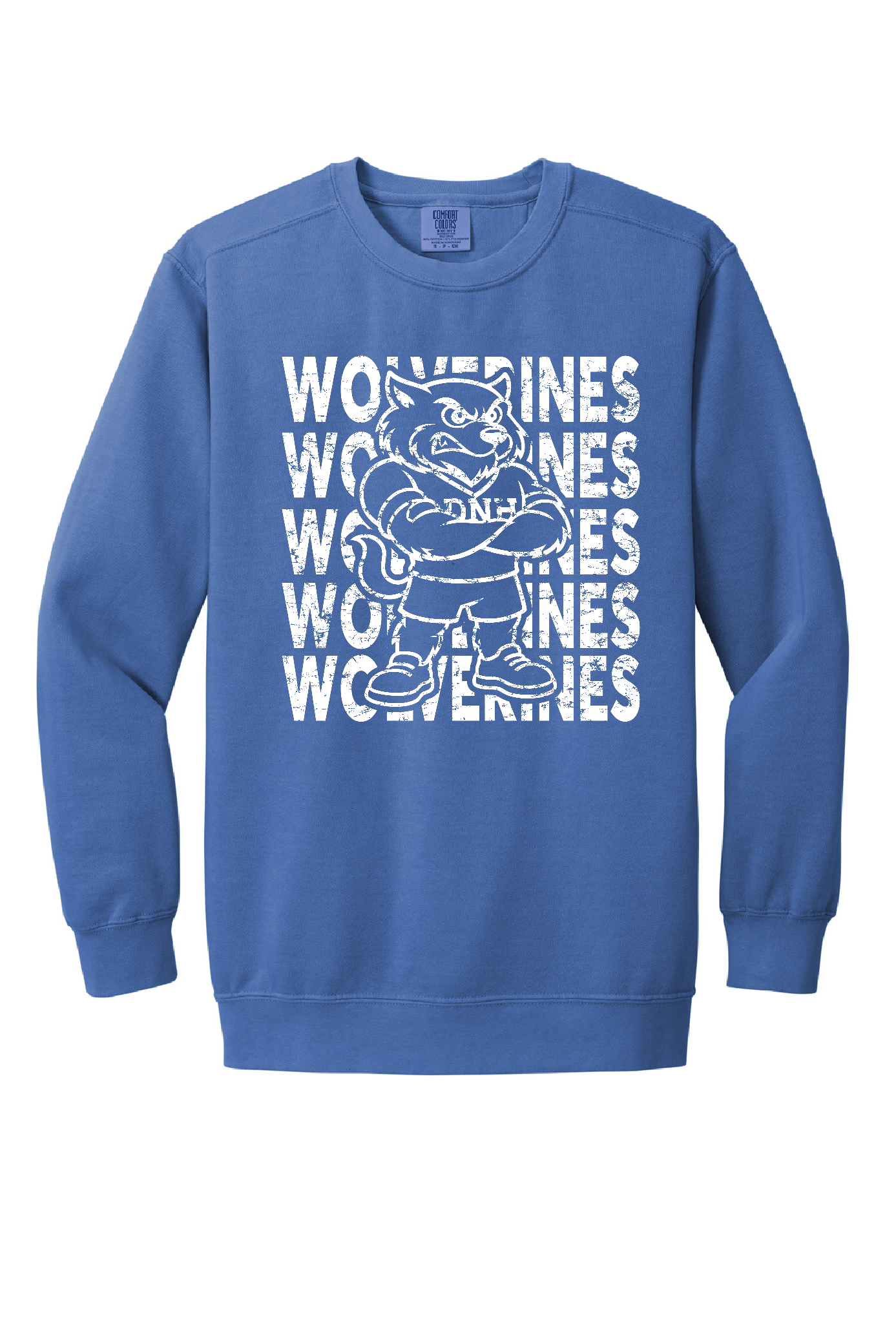 Crew Sweatshirt - Wolverine + Script White Logo - 1566