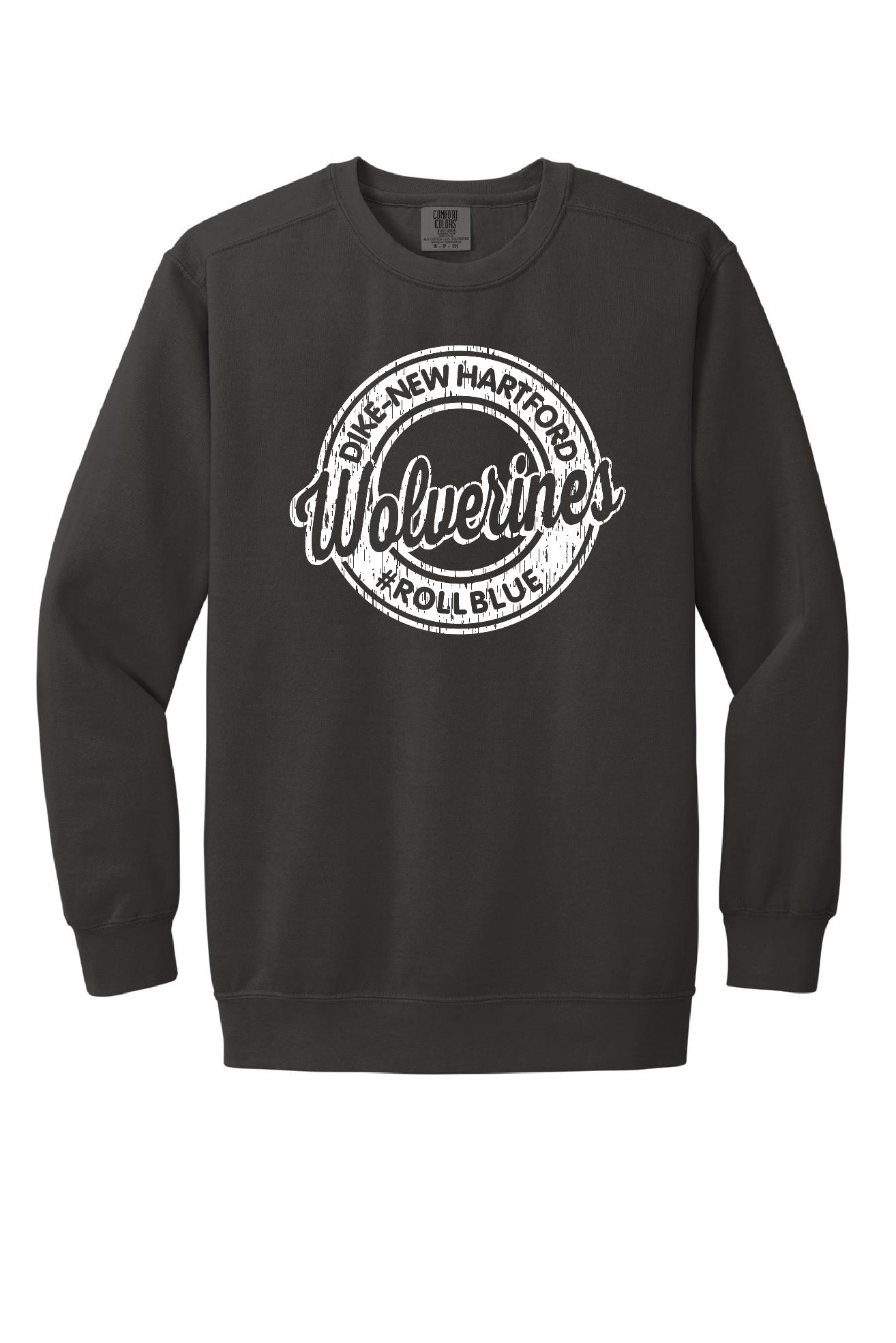 Crew Sweatshirt - Circle Wolverine White Logo - 1566
