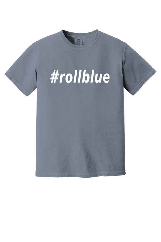 Tee - #Roll Blue White Logo - 1717