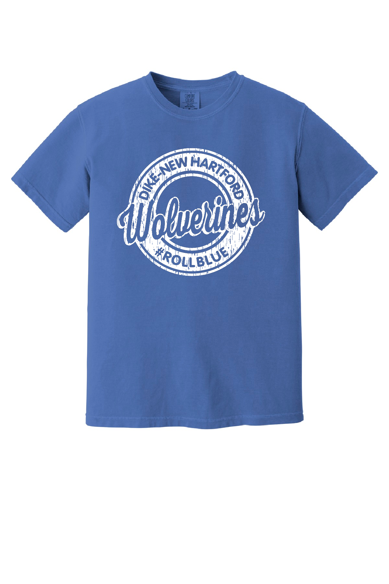 Tee - Circle Wolverine White Logo - 1717