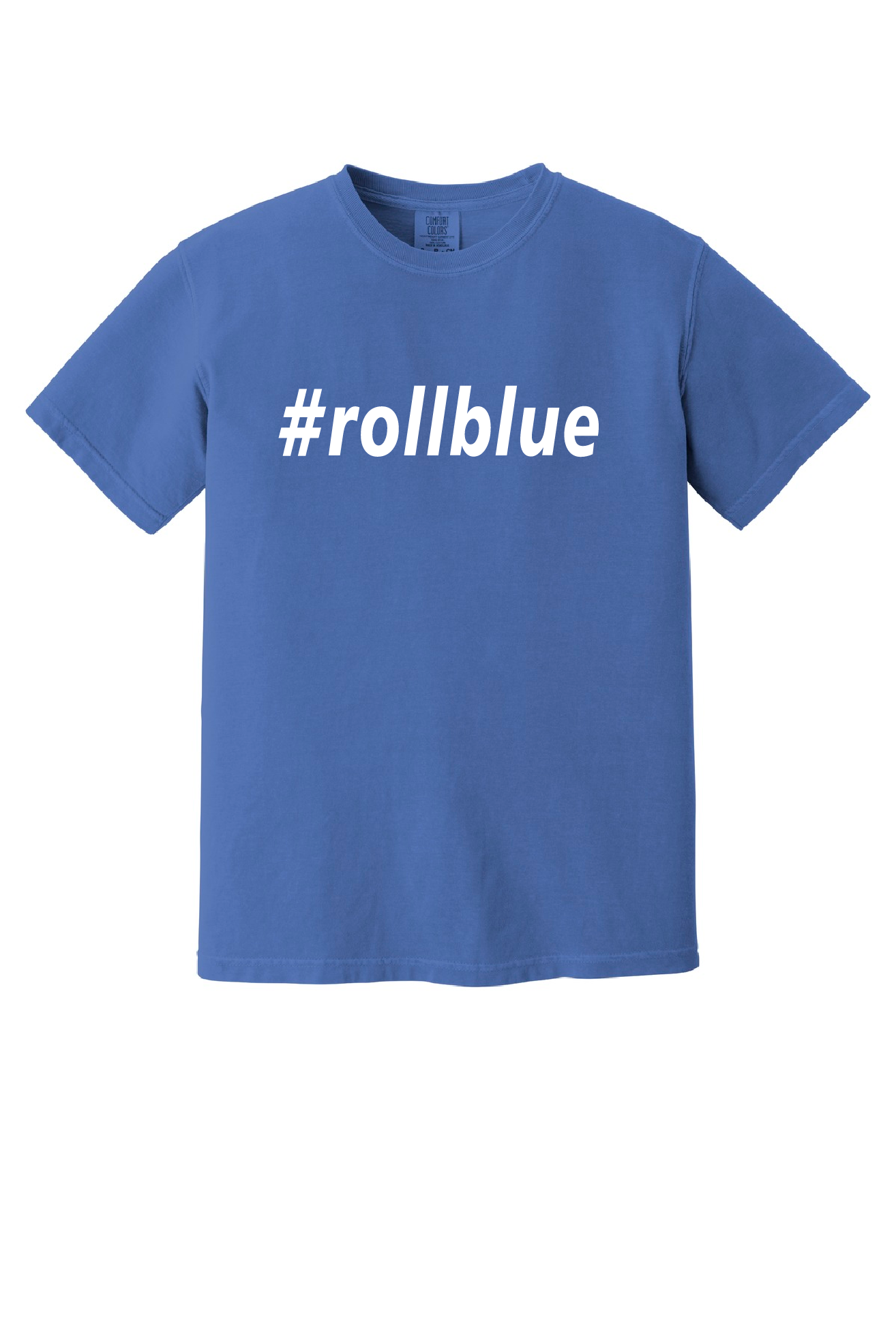 Tee - #Roll Blue White Logo - 1717