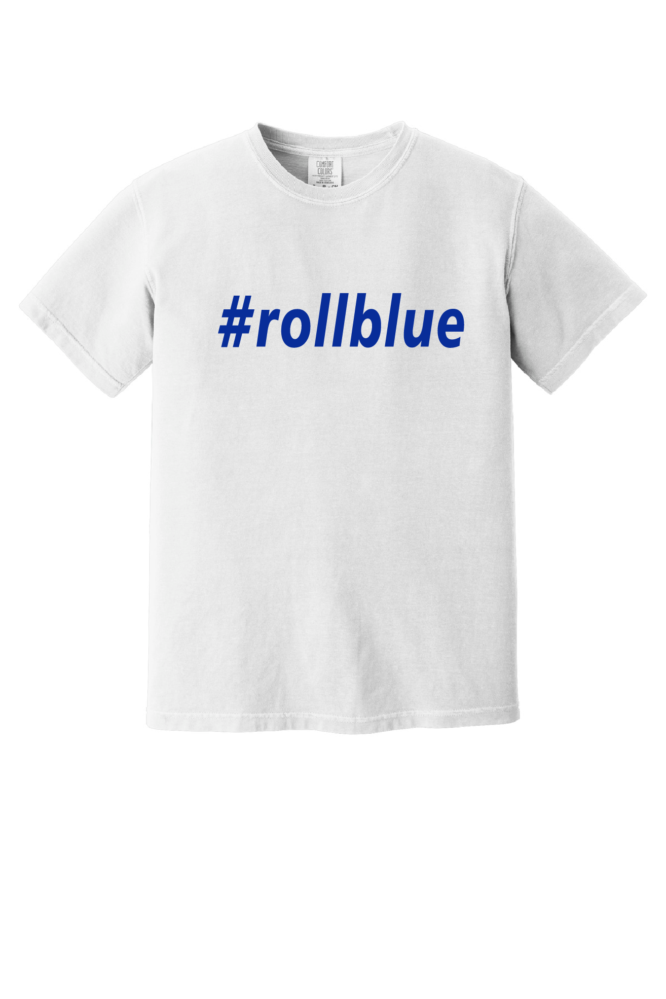 Tee - #Roll Blue Blue Logo - 1717