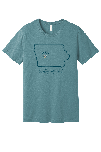 Adult Bella Canvas Heather SS Tee - Locally Adjusted