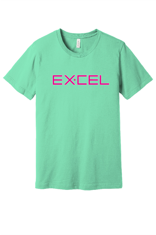 Excel - Adult Tee - Excel Pink - BC3001