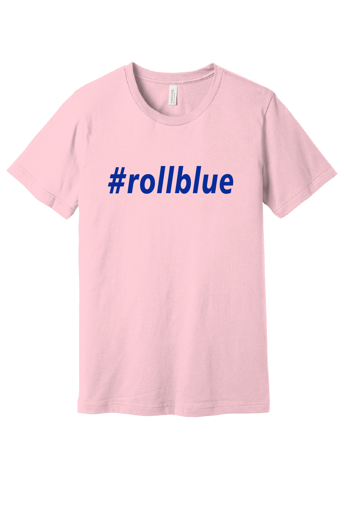 Tee - #Roll Blue Blue Logo - 3001