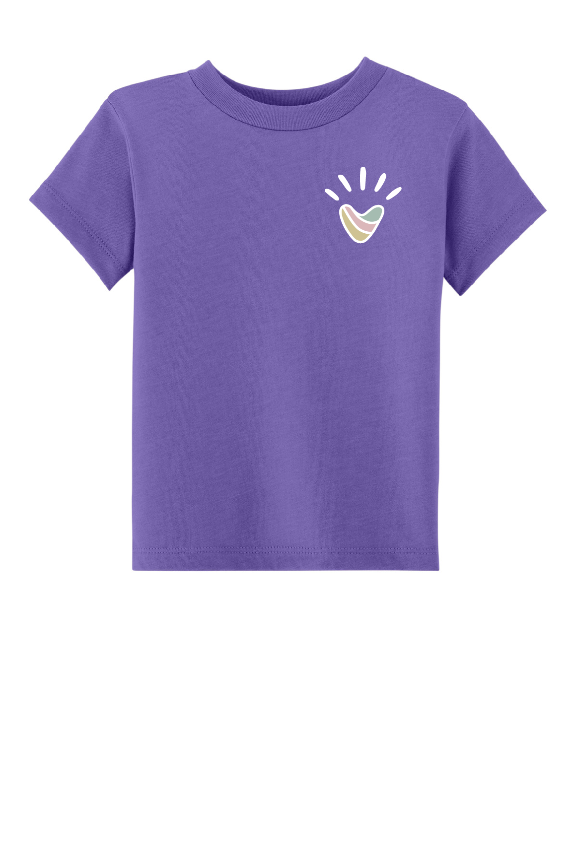 Vive - Toddler Bella Canvas SS Tee -  Heart - BC3001T
