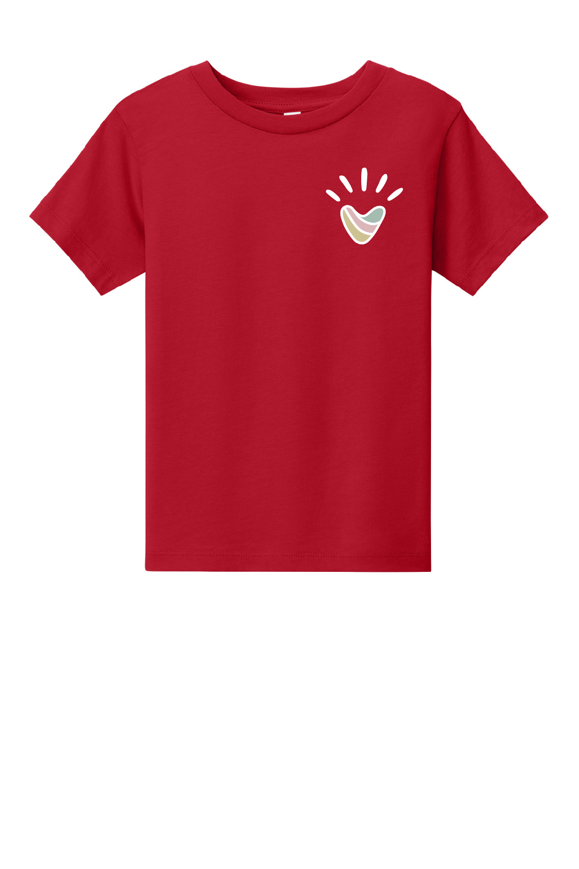 Vive - Toddler Bella Canvas SS Tee -  Heart - BC3001T