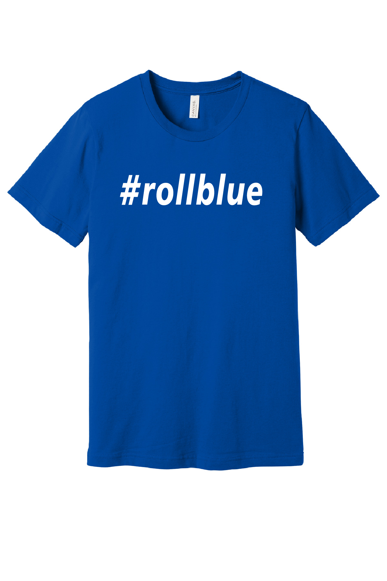 Tee Youth - #Roll Blue White Logo - 3001y
