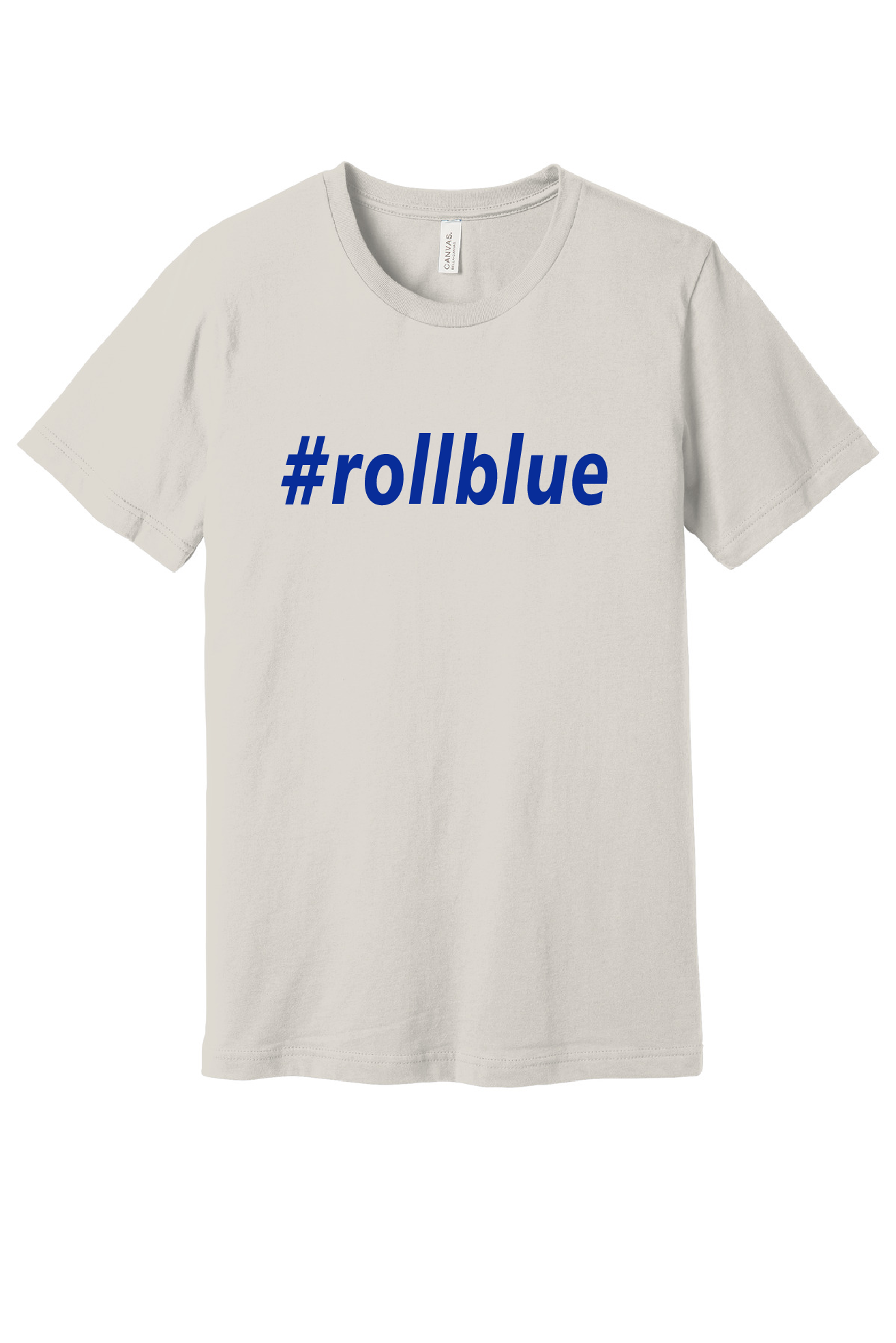 Tee - #Roll Blue Blue Logo - 3001