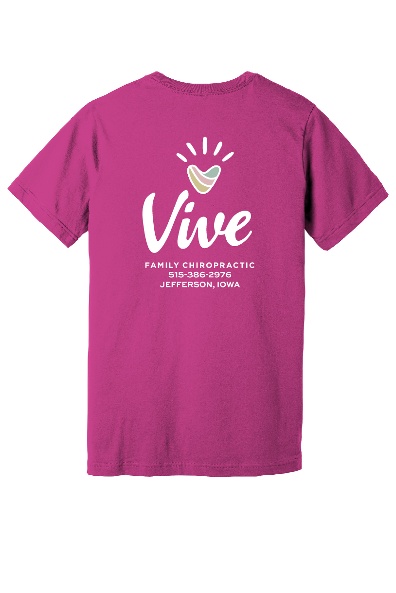 Vive - Adult Bella Canvas SS Tee - Heart - BC3001