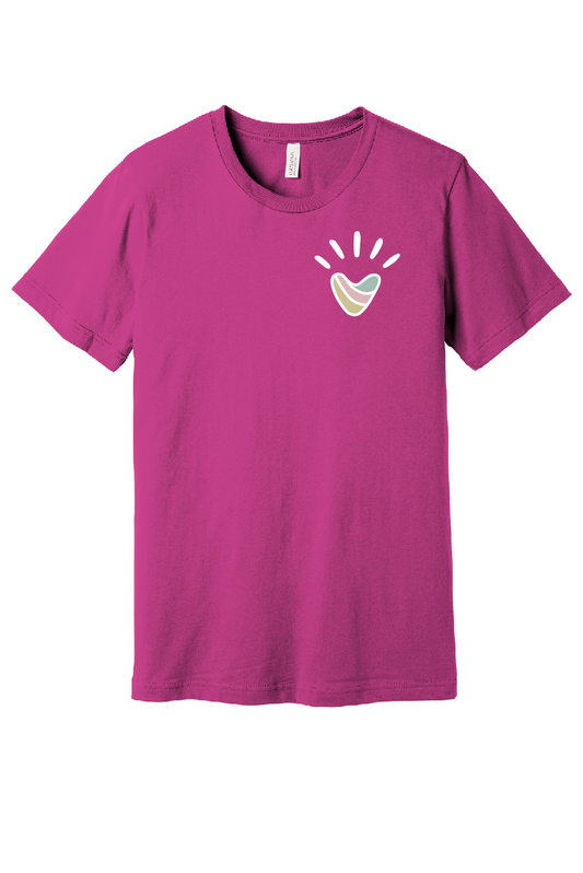Vive - Adult Bella Canvas SS Tee - Heart - BC3001