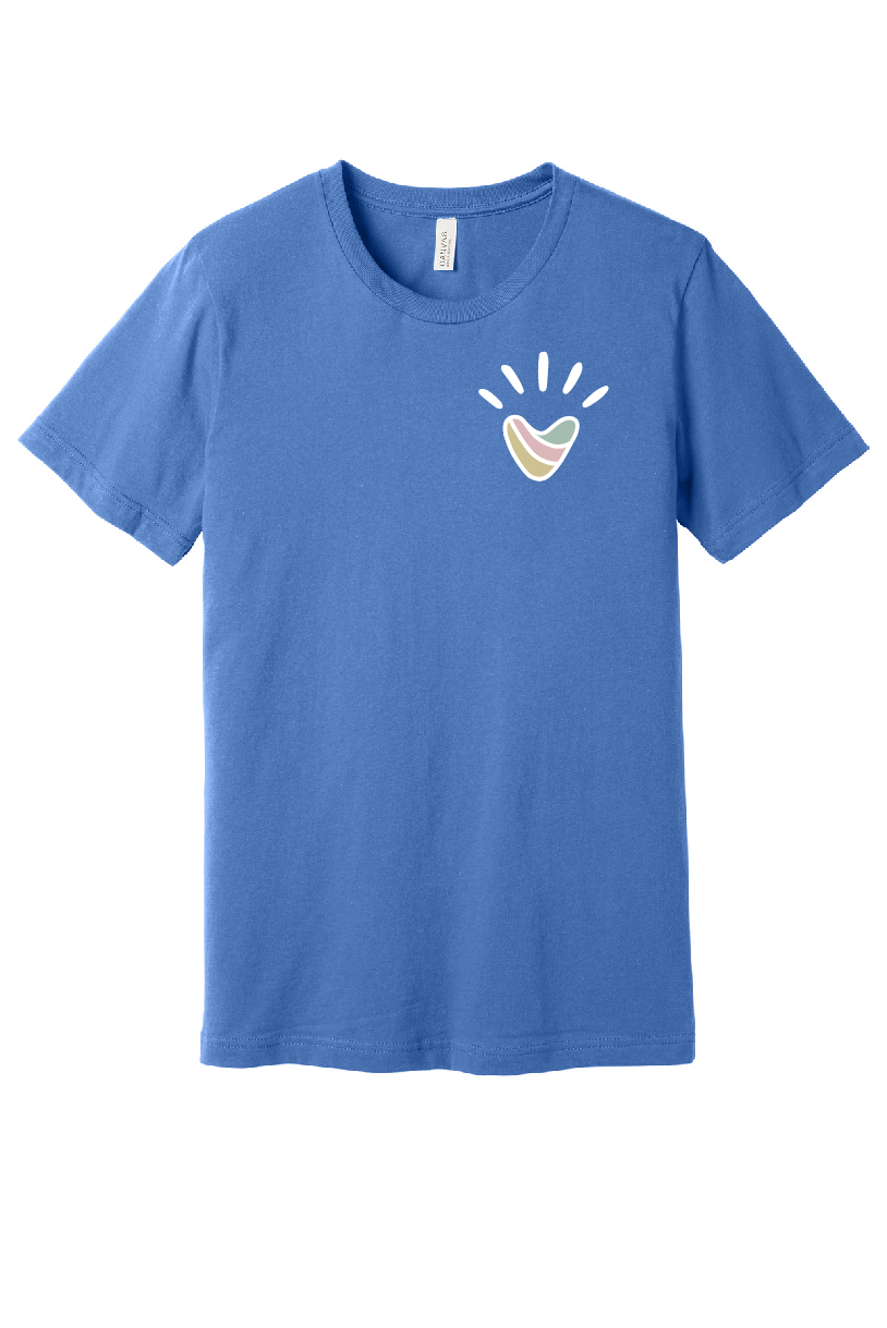Vive - Adult Bella Canvas SS Tee - Heart - BC3001