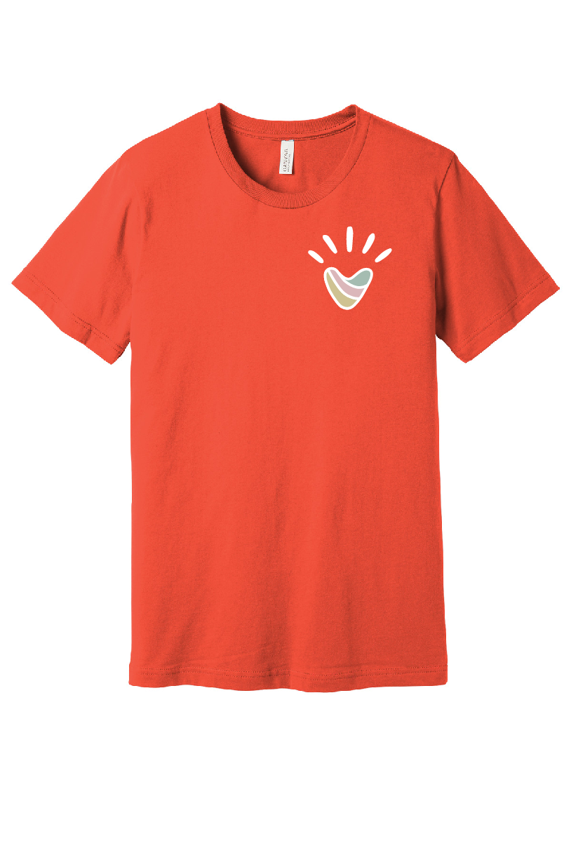 Vive - Adult Bella Canvas SS Tee - Heart - BC3001