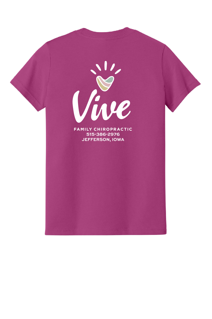 Vive - Youth Bella Canvas SS Tee - Family Chiro - BC3001Y