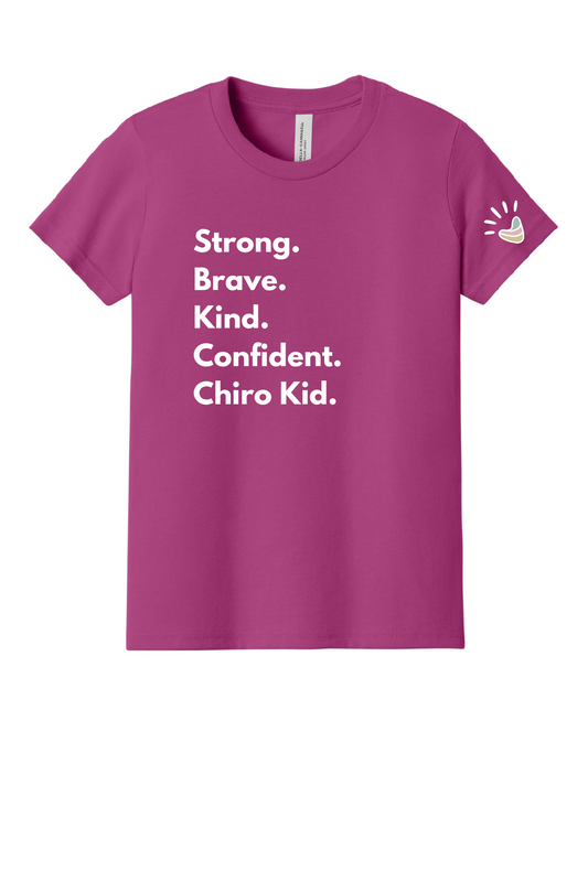 Vive - Youth Bella Canvas SS Tee - Strong Brave - BC3001Y