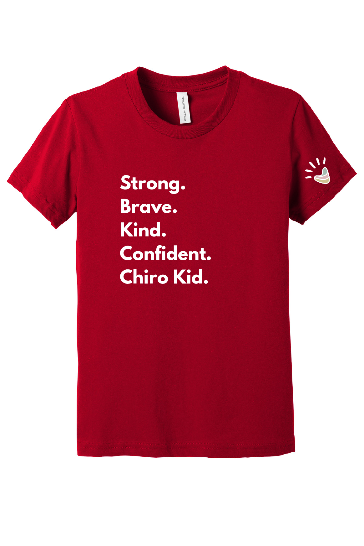 Vive - Youth Bella Canvas SS Tee - Strong Brave - BC3001Y