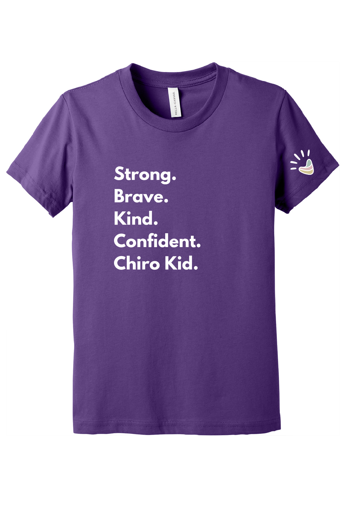 Vive - Youth Bella Canvas SS Tee - Strong Brave - BC3001Y