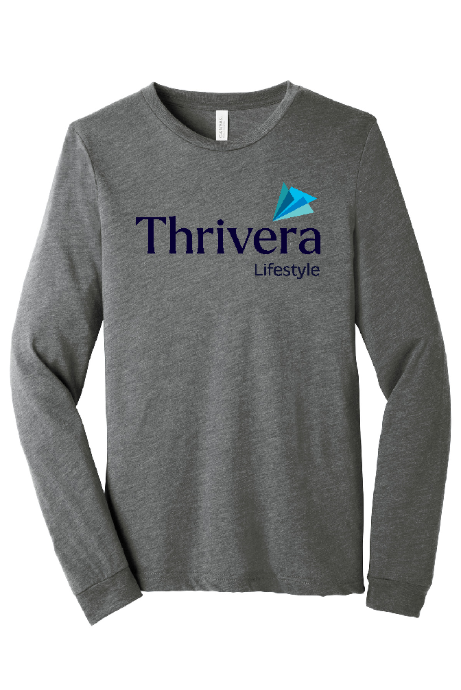 Thrivera Store - Long Sleeve T-Shirt - Dark Logo - BC3513