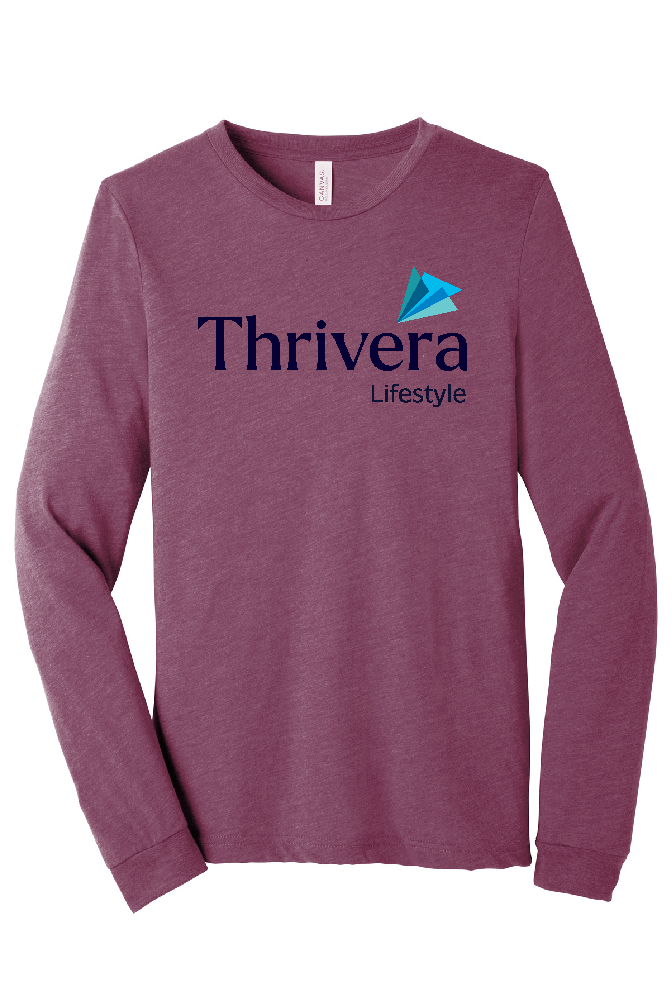 Thrivera Store - Long Sleeve T-Shirt - Dark Logo - BC3513