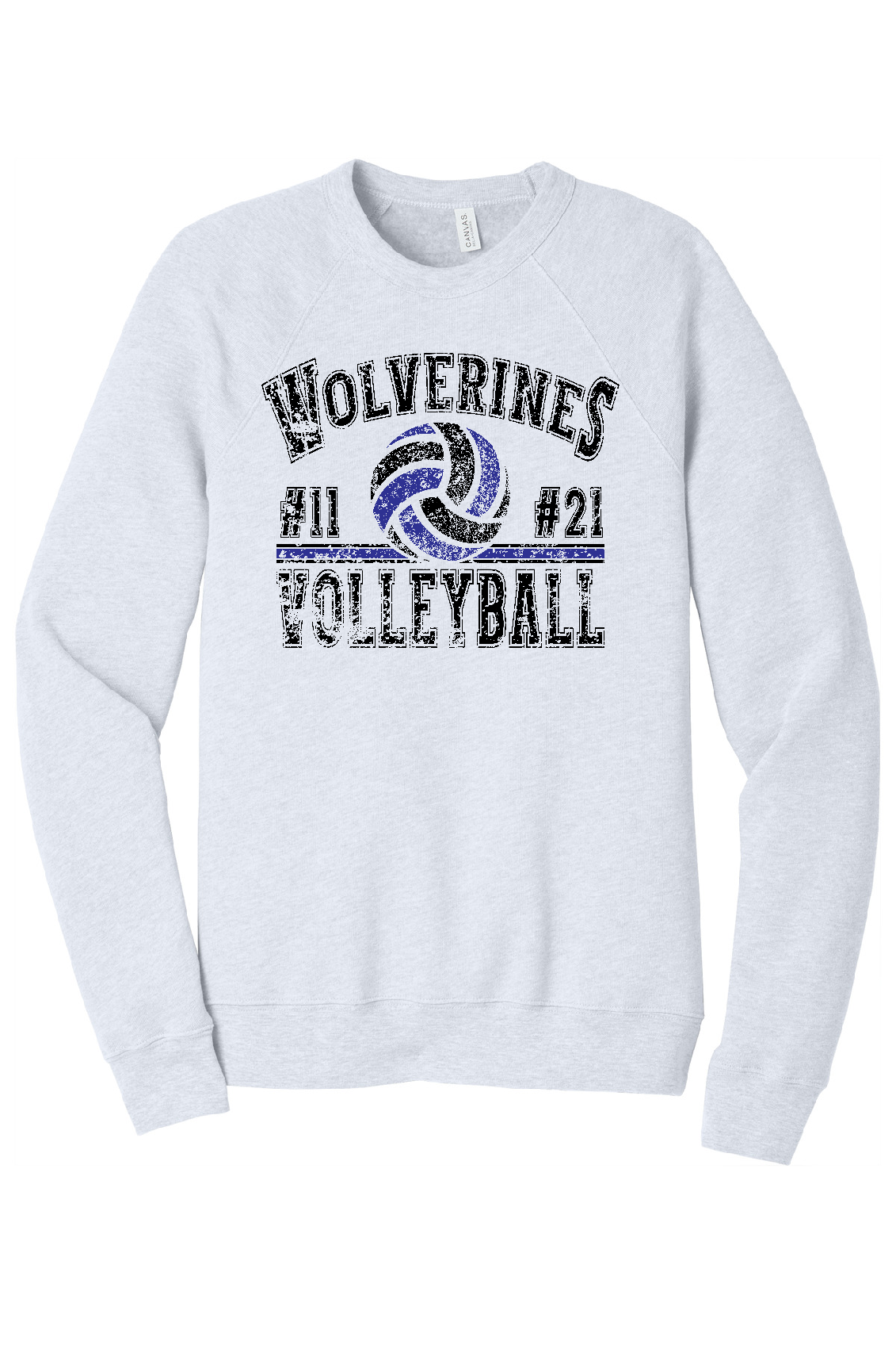 AAU Volleyball Crew Sweatshirt (Ash Color) - BC3901