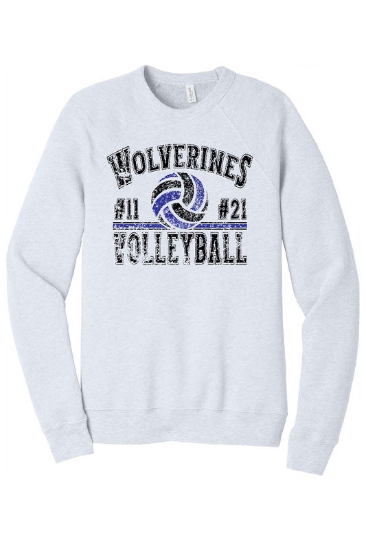 AAU Volleyball Crew Sweatshirt (Ash Color) - BC3901
