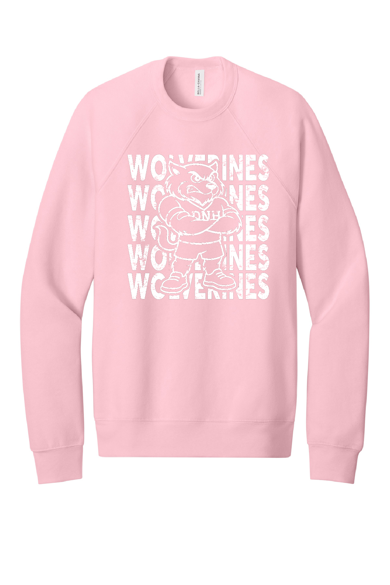 Crew Sweatshirt - Wolverine + Script White Logo - 3901
