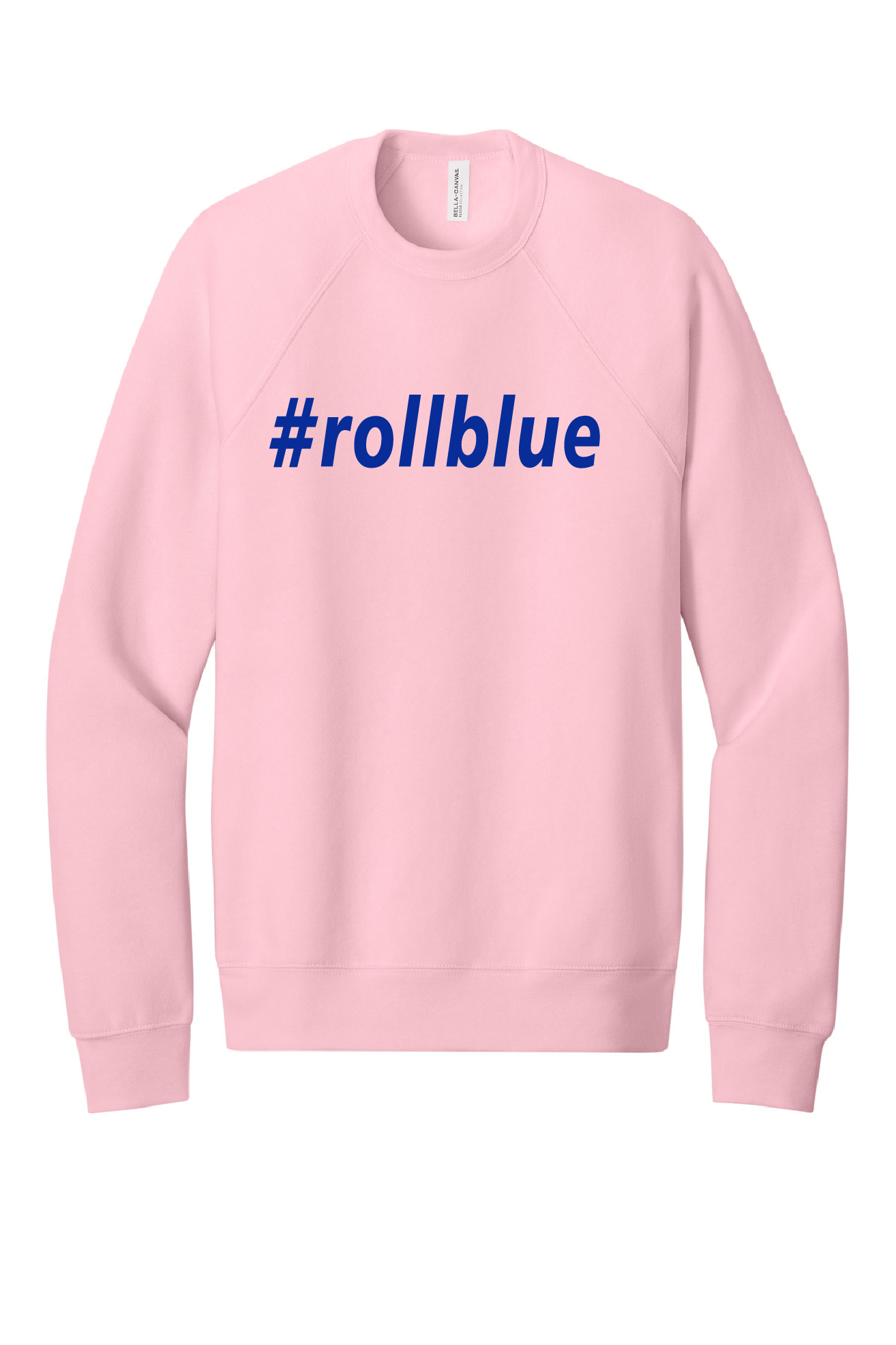 Crew Sweatshirt - #RollBlue Blue Logo - 3901