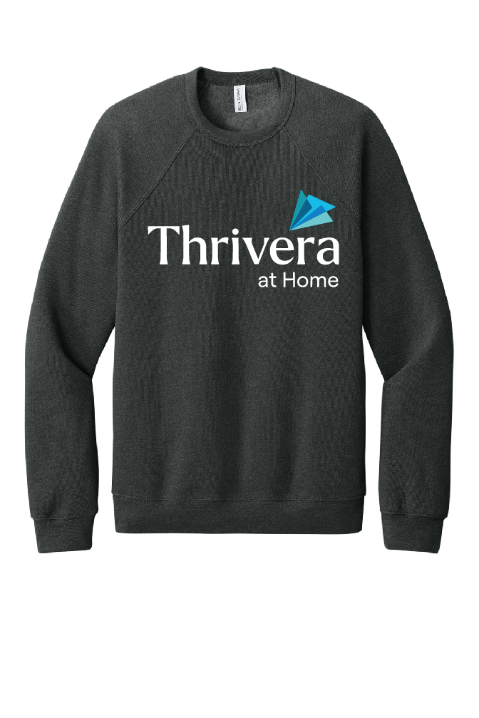 Thrivera Store - Crew Sweatshirt - White Logo - BC3901