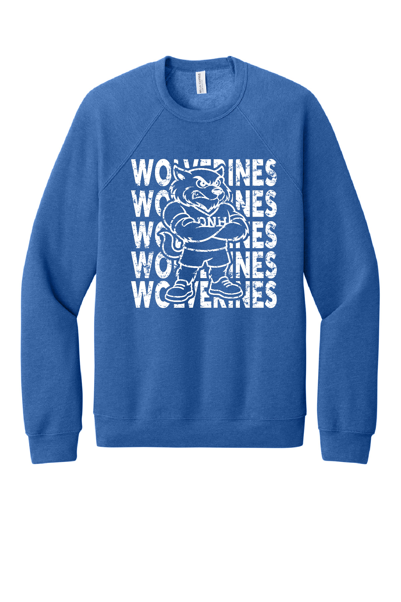 Crew Sweatshirt - Wolverine + Script White Logo - 3901