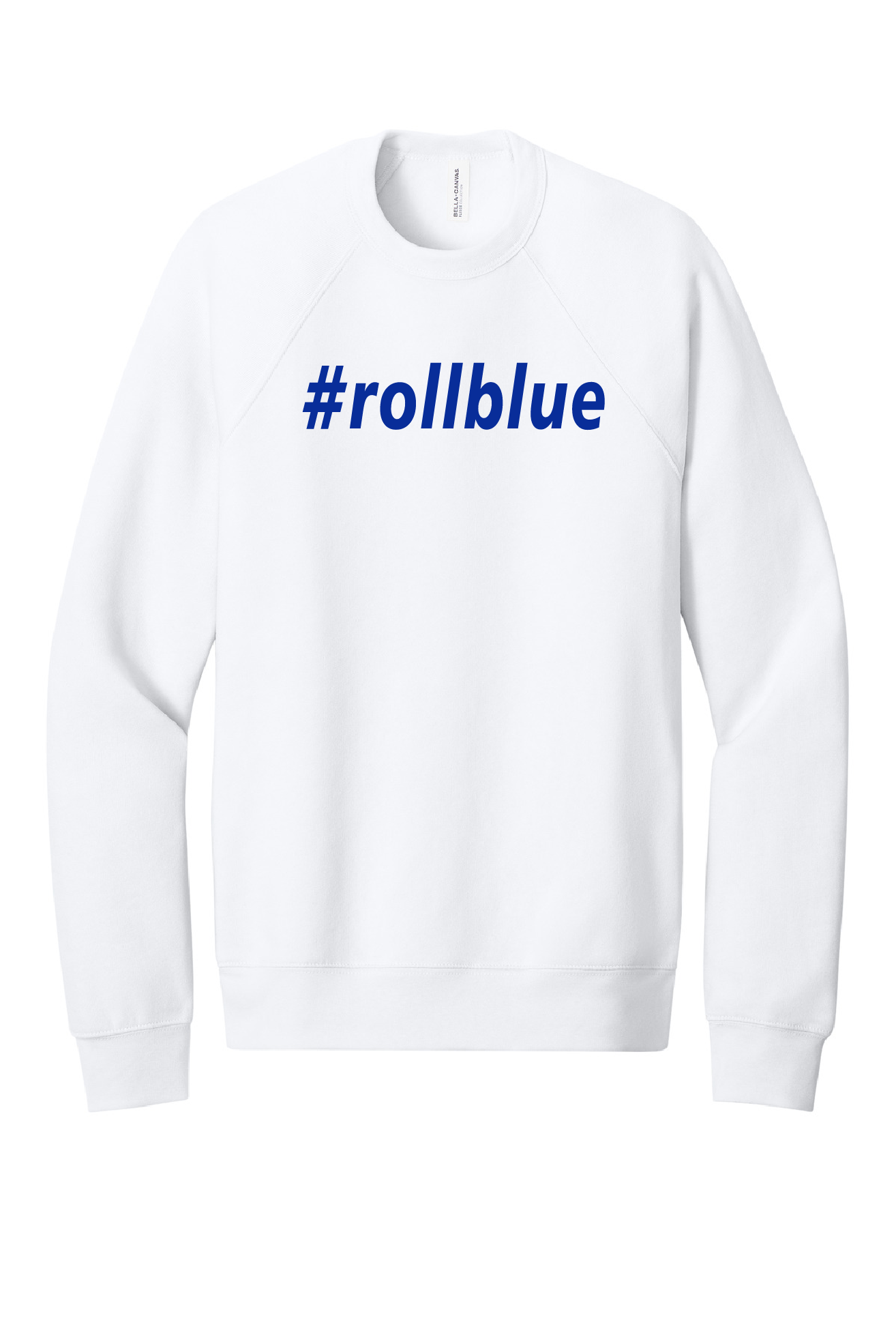 Crew Sweatshirt - #RollBlue Blue Logo - 3901