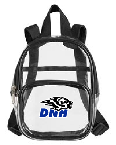 DNH Booster Club - Clear Mini Backpack