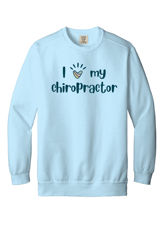 Adult Comfort Colors Crew - Love Chiro
