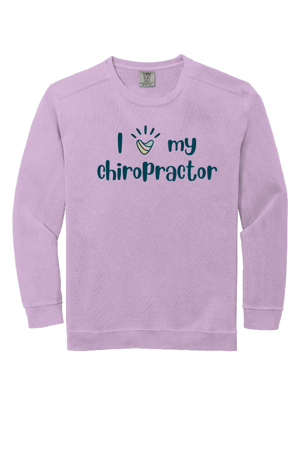 Adult Comfort Colors Crew - Love Chiro