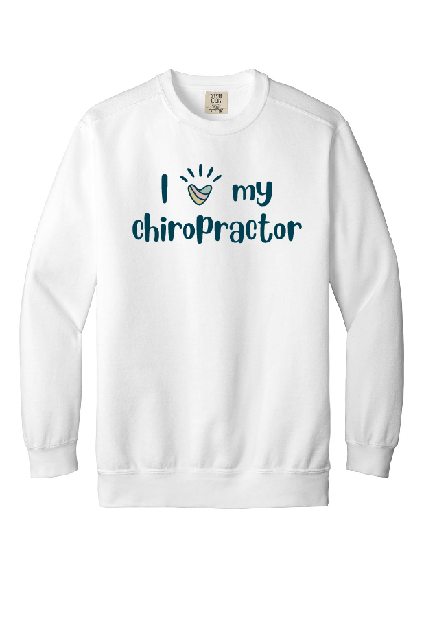 Adult Comfort Colors Crew - Love Chiro